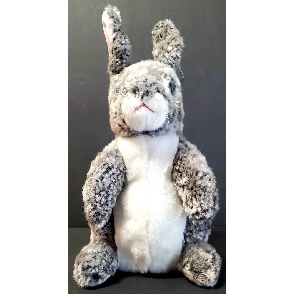Vintage 2001 TY Hopper the Rabbit Beanie Buddies Super Soft Stuffed Plush NWT